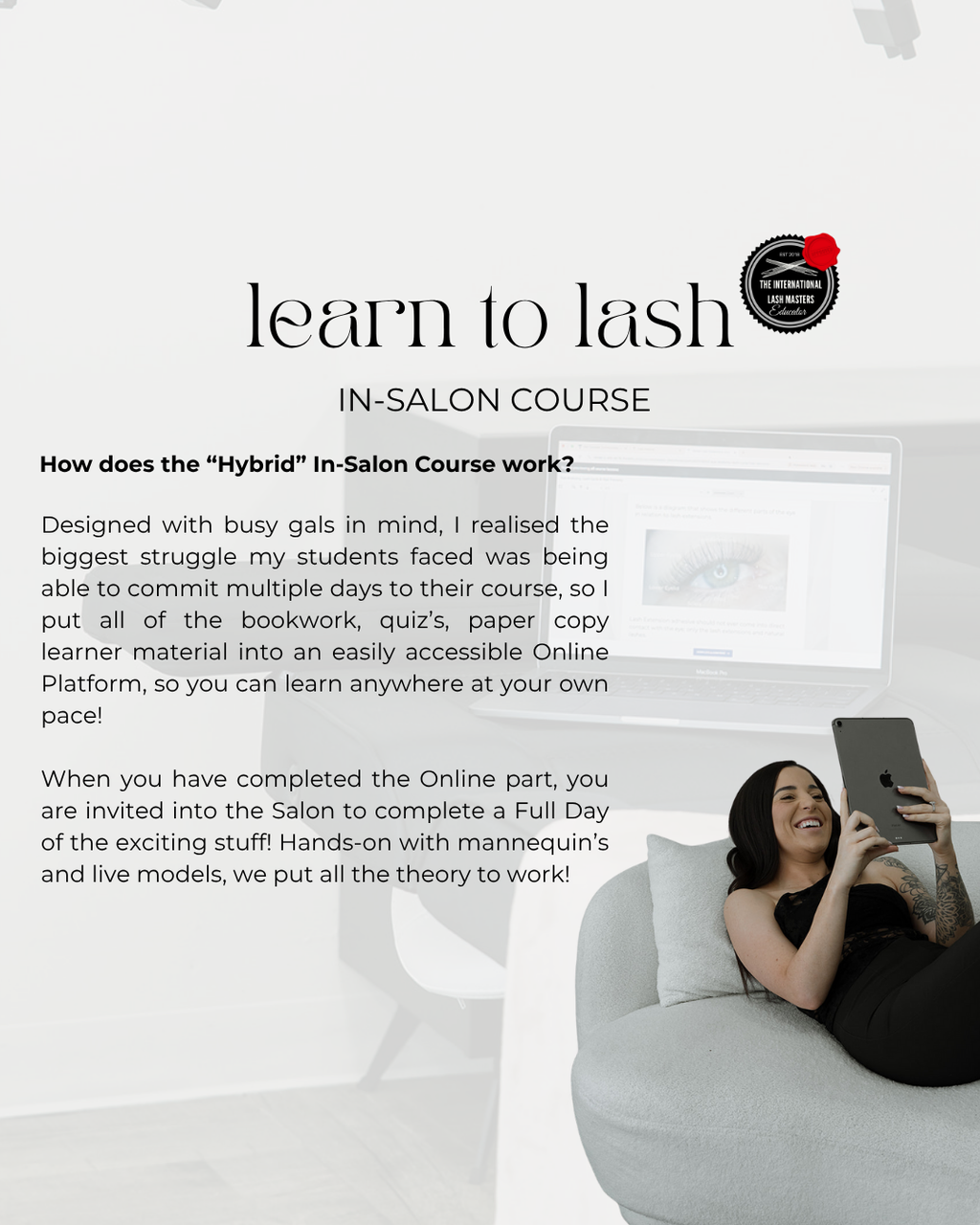 Learn to Lash In-Salon Hybrid Course